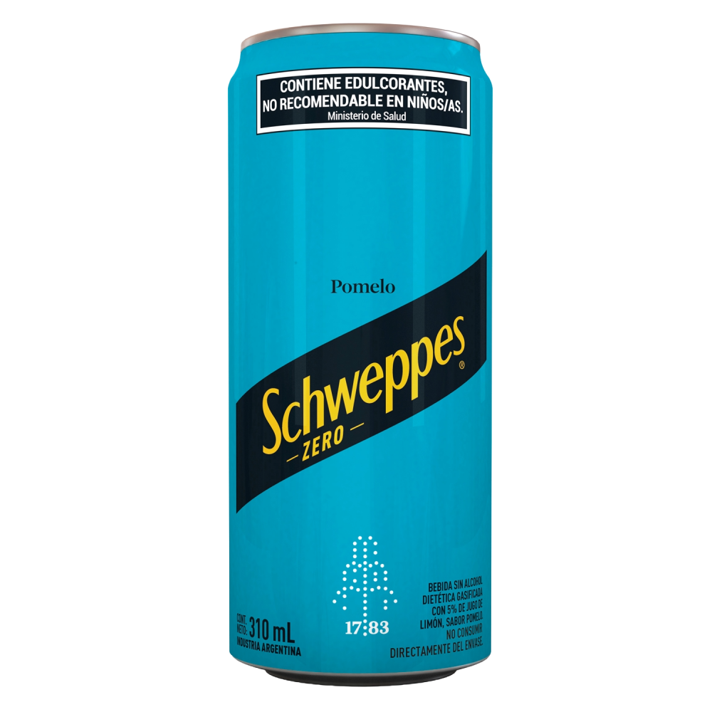 Lata de Schweppes Zero Pomelo
