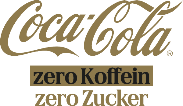 Das Coca-Cola Zero Zucker Zero Koffein Logo
