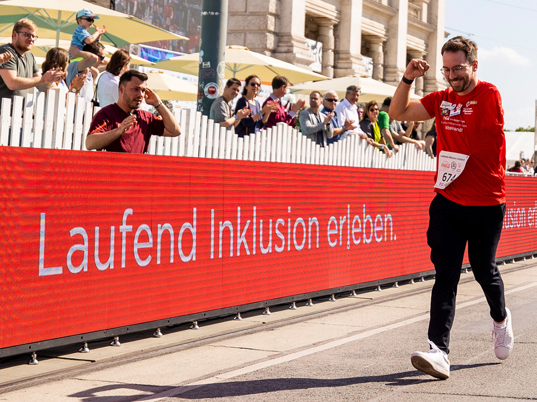 Andreas Onea beim Wiener Inclusion Run