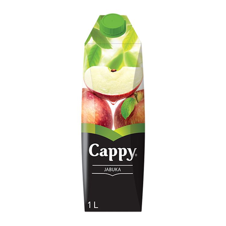 Cappy pakovanje od 1 litar sa belom pozadinom