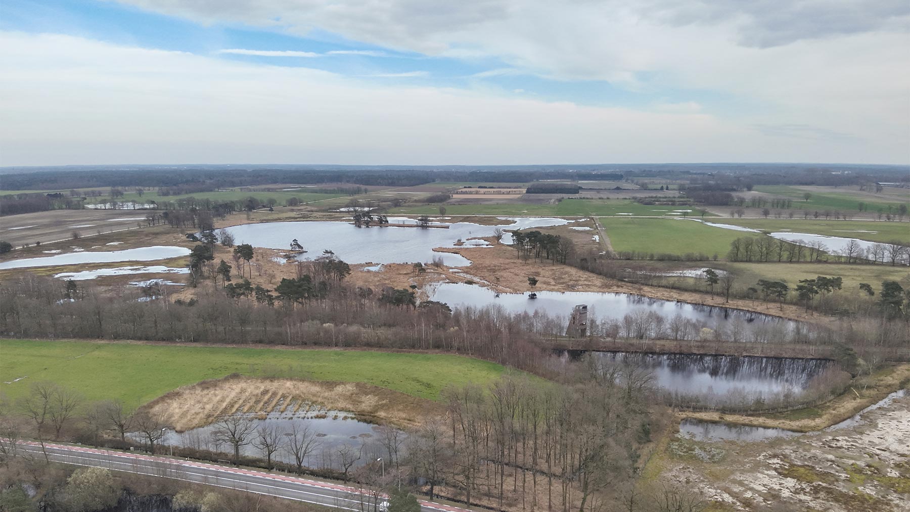 Luchtfoto van Turnhoutse Modderven