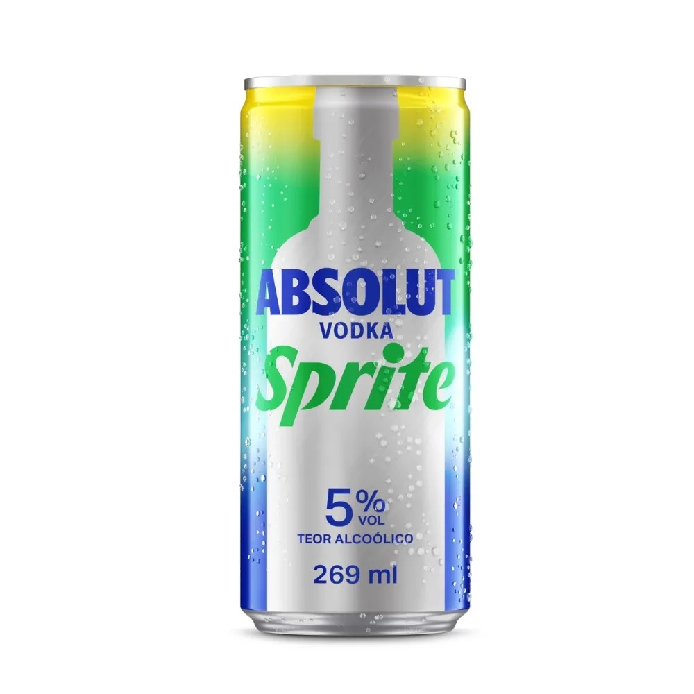 Lata de Absolut Vodka Sprite