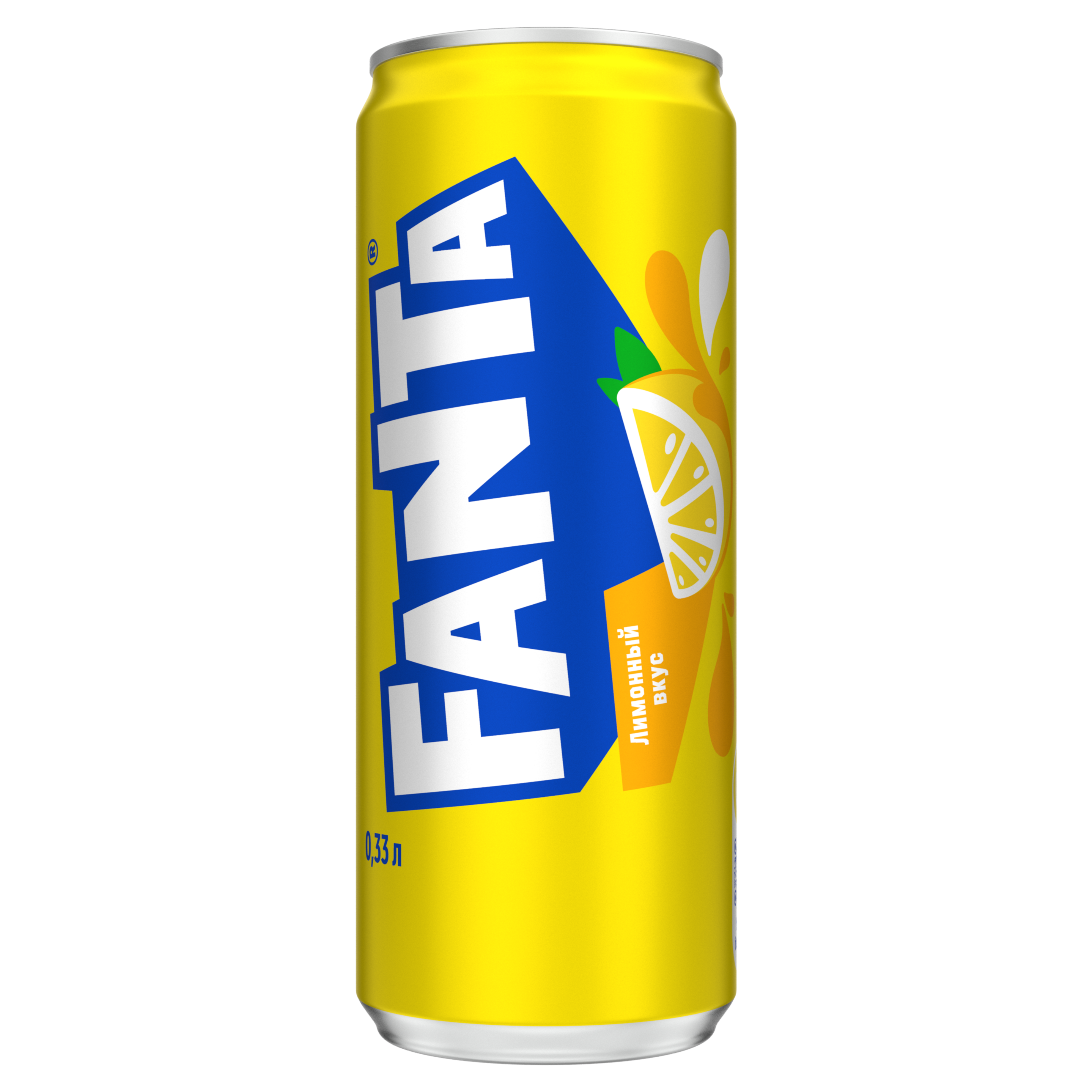 Бутылка Fanta с лимонным вкусом
