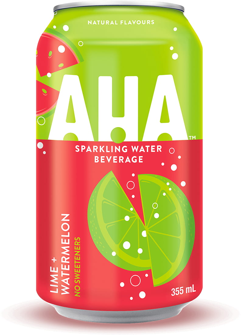 AHA Lime + Watermelon can