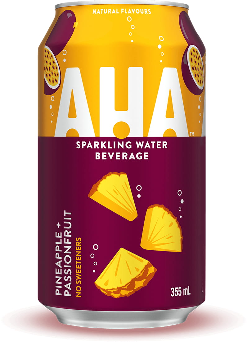 AHA Blueberry + Pomegranate can