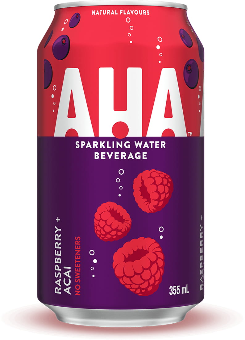 AHA Blueberry + Pomegranate can