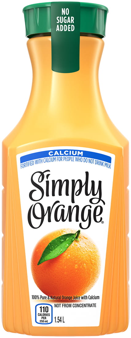 Simply Orange® Calcium Juice bottle
