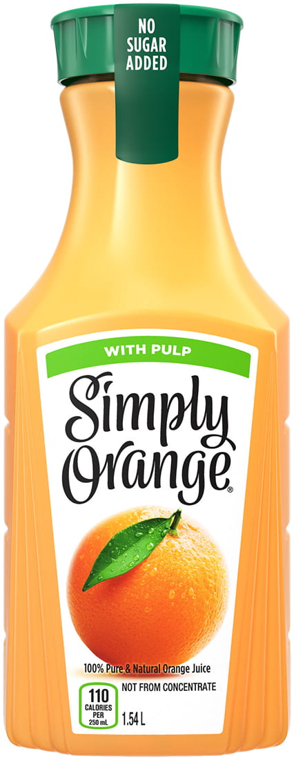 Simply Orange® With Pulp Juice bottle