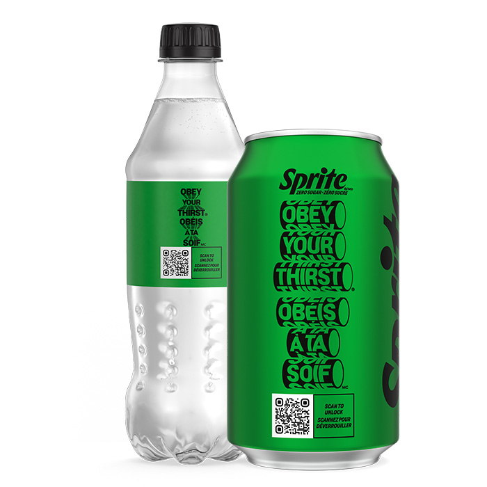 Sprite Zero Sugar bottle