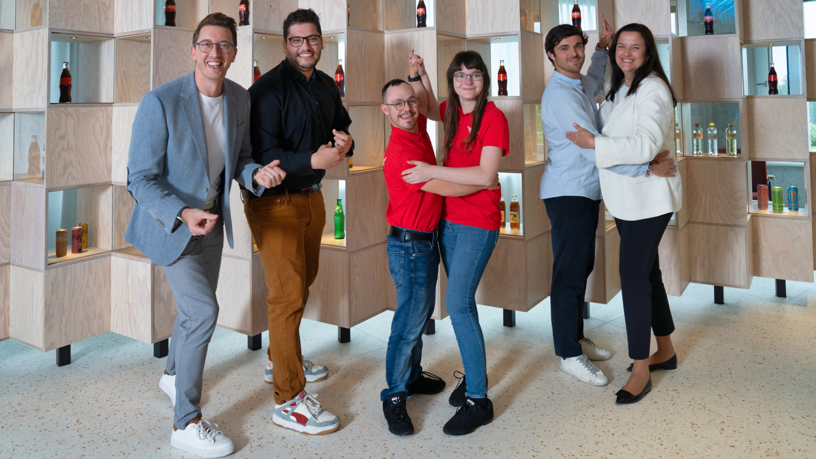 Fotoshooting für die Special Olympics Partnerschaft in der Schweiz