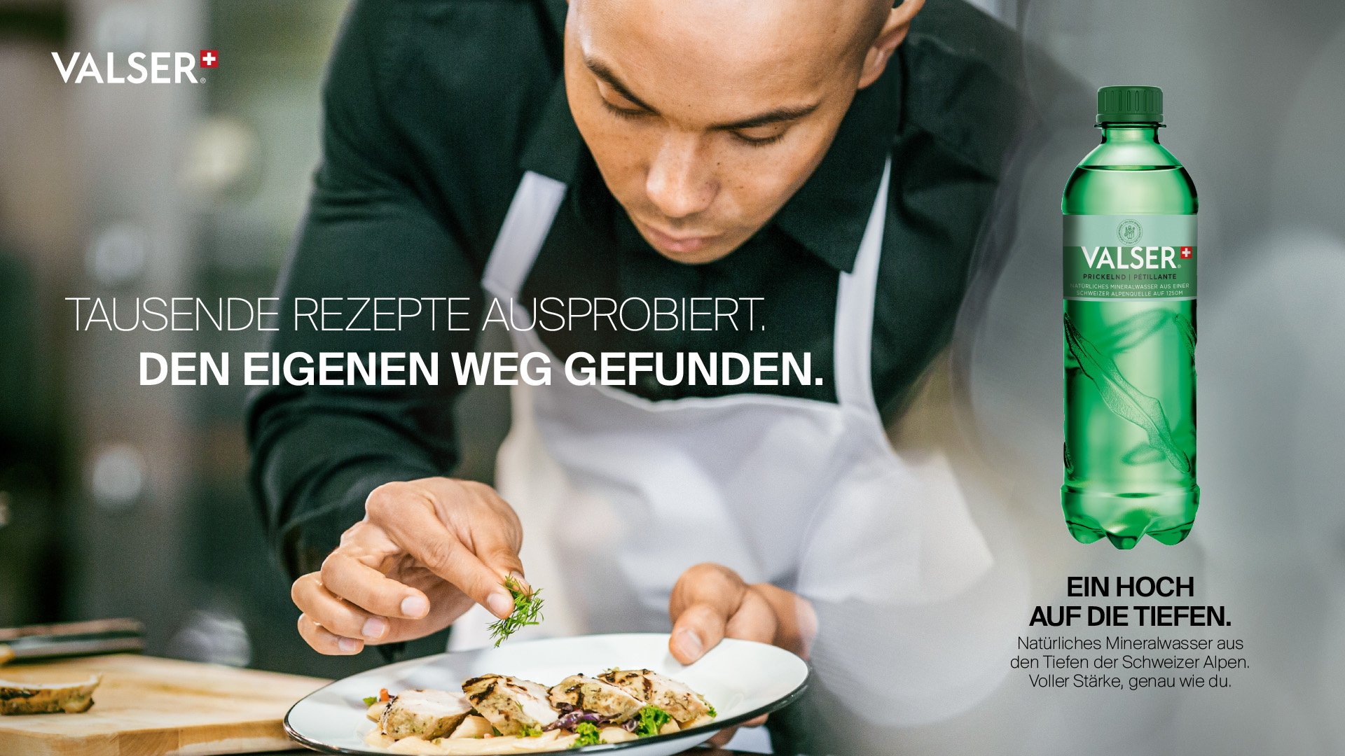 Ein Mann kocht