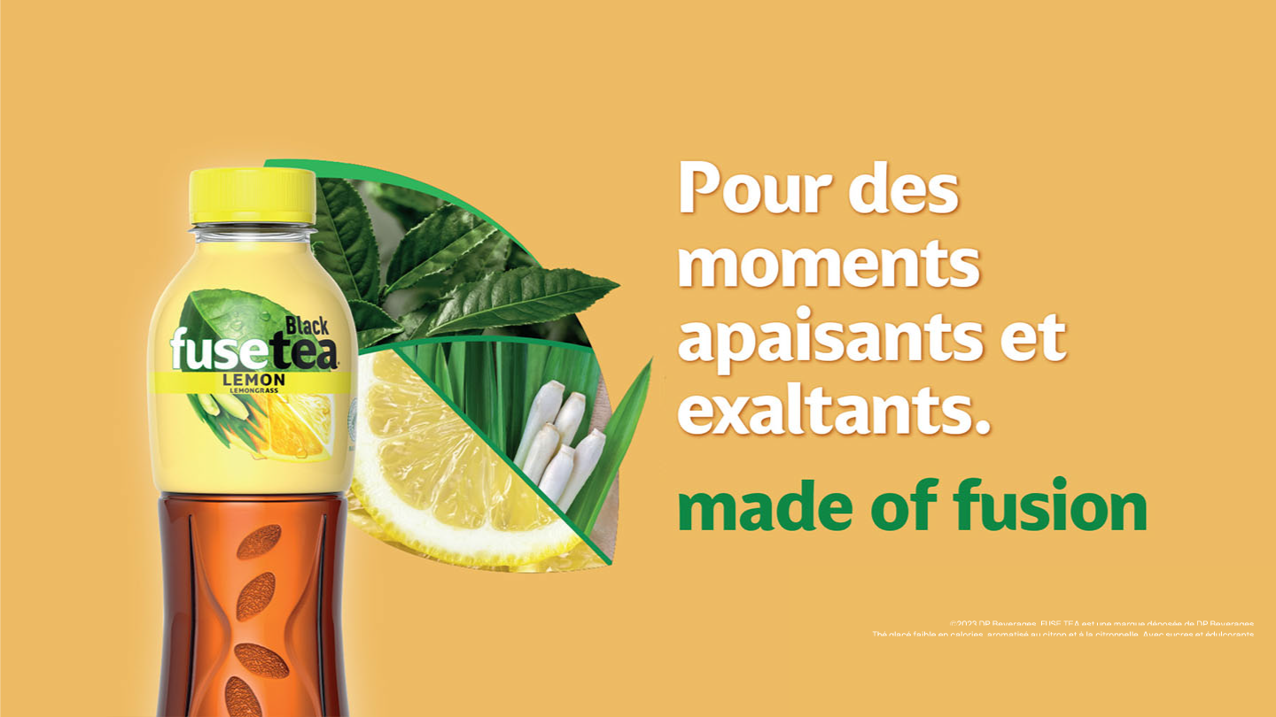 Bouteille de Fusetea citron
