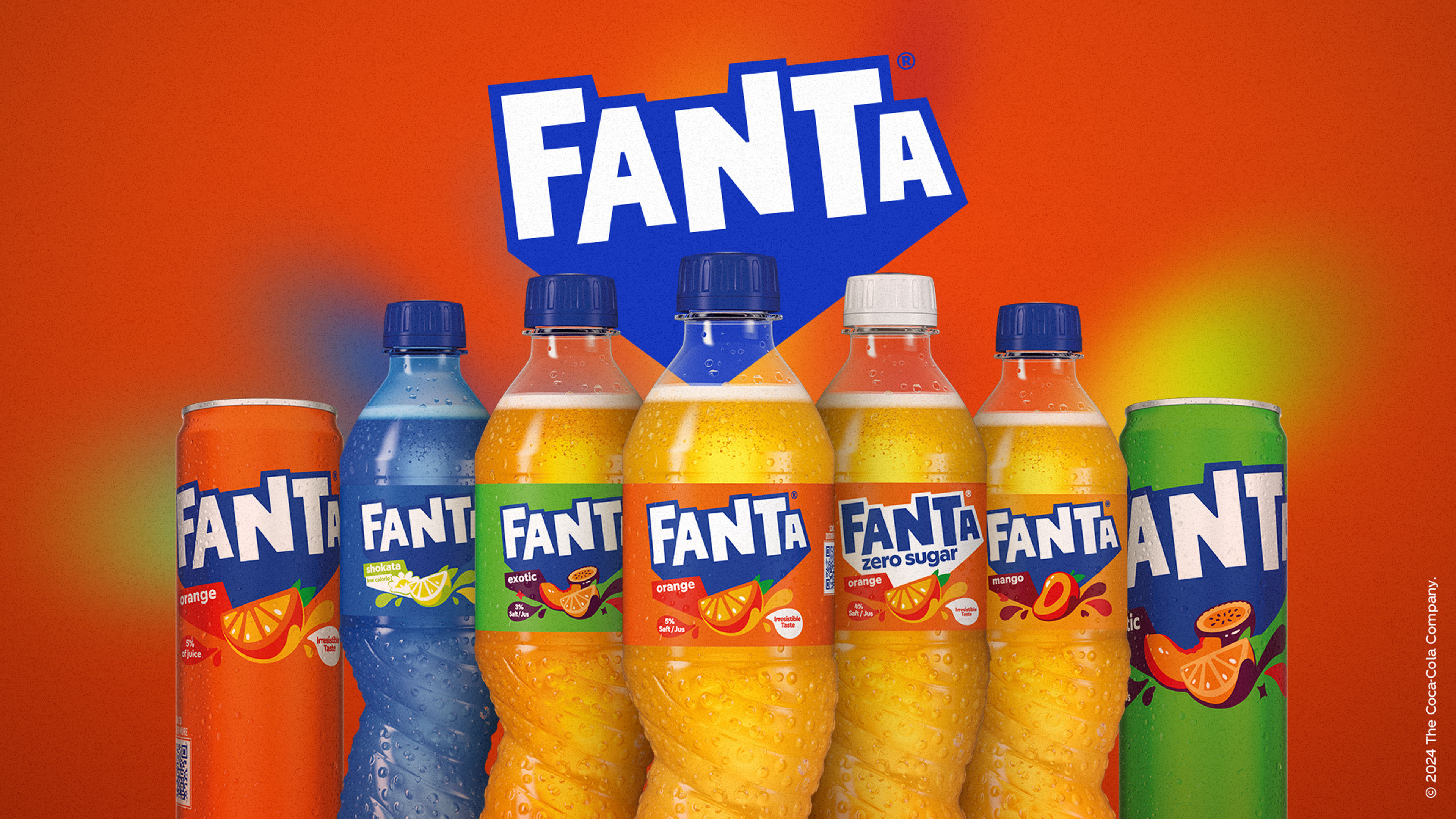 Gamme de produits Fanta 