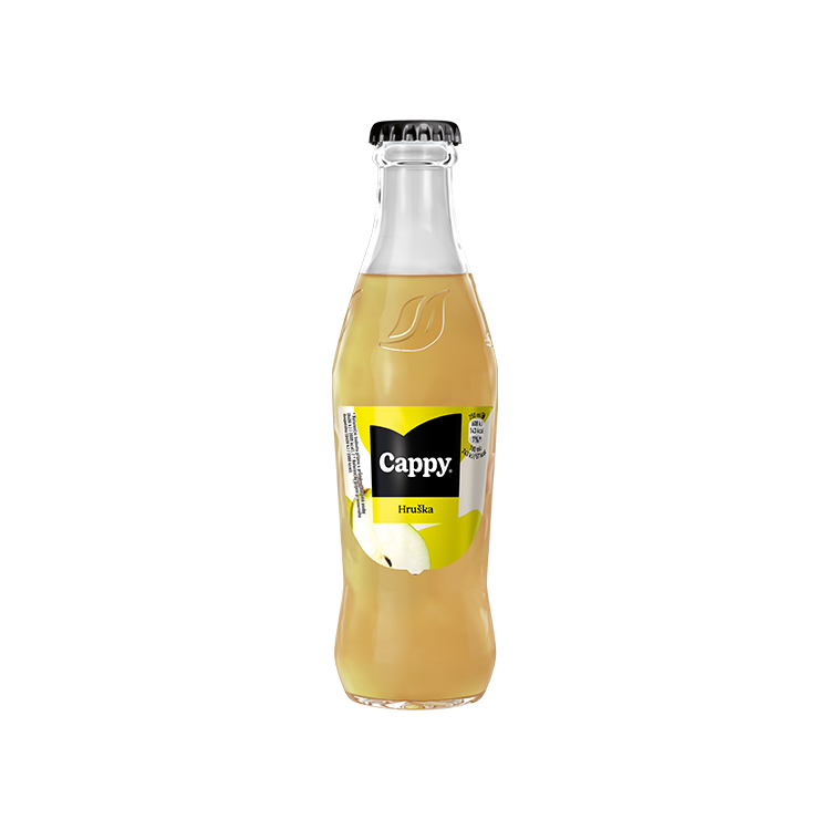 Cappy Hruška skleněná láhev
