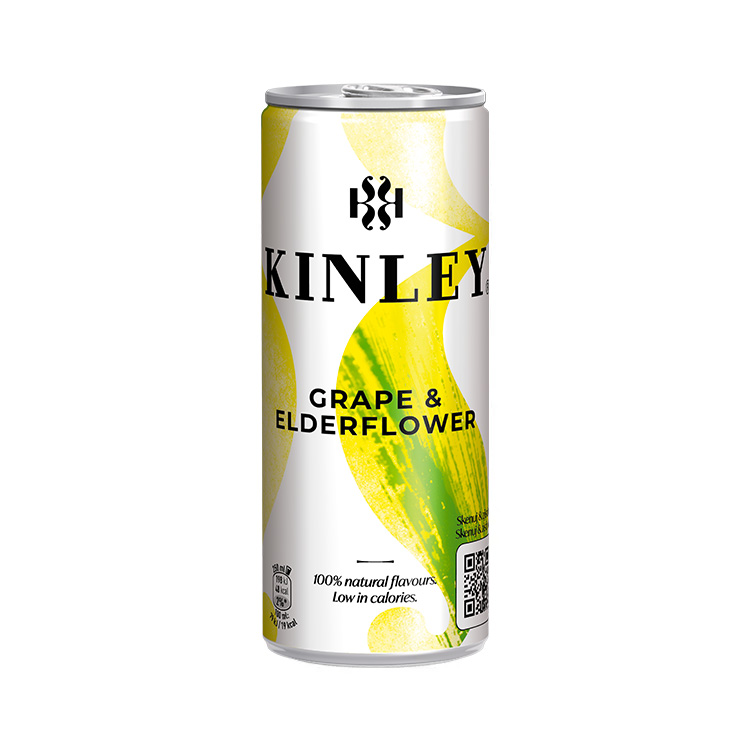 Kinley Grape & Eldelflower v plechovke