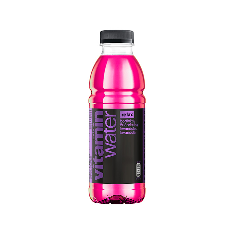 Vitaminwater Relax plastová láhev