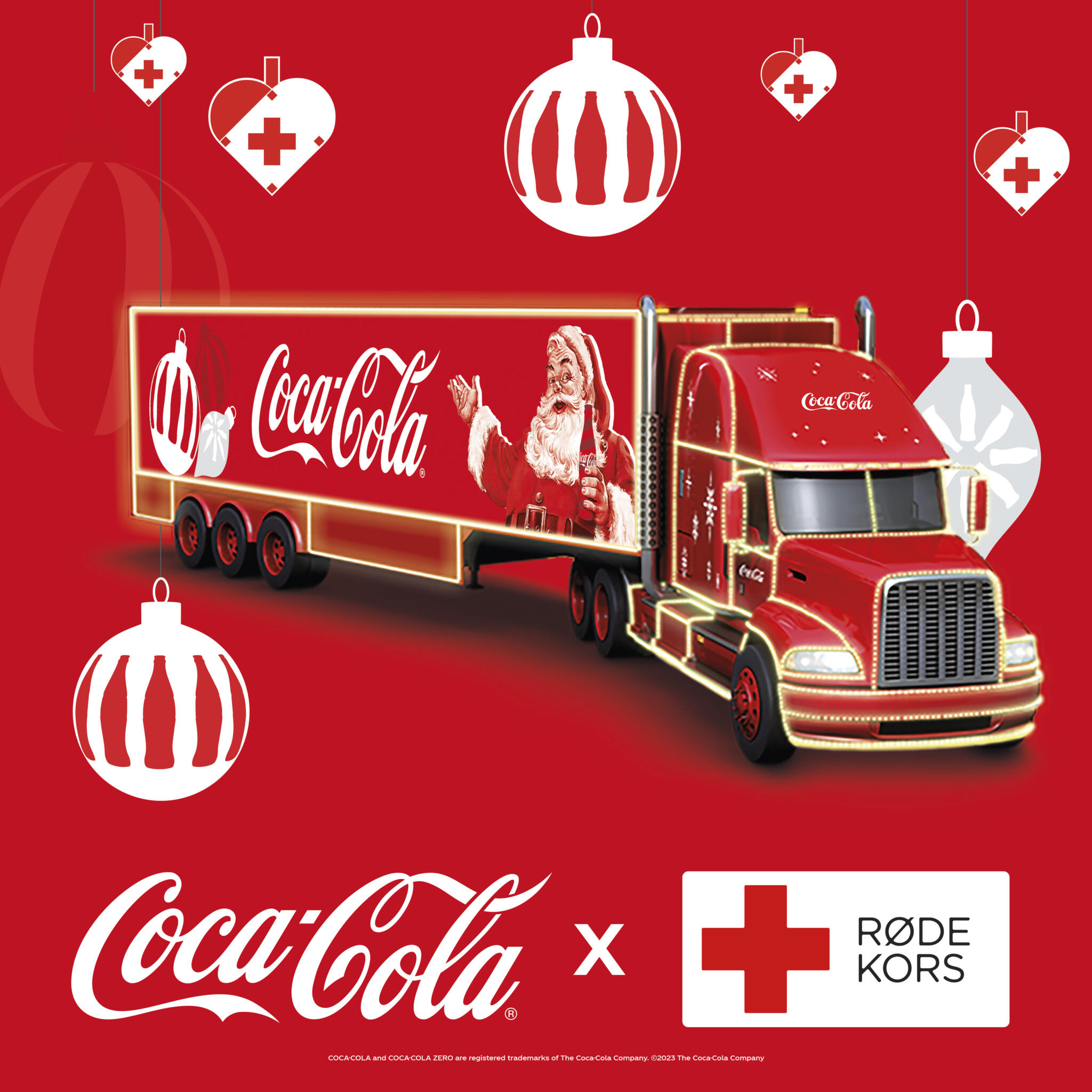 Coca-Colas ikoniske julelastbil.