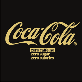 Coca-Cola Zero sugar Zero caffeine logo