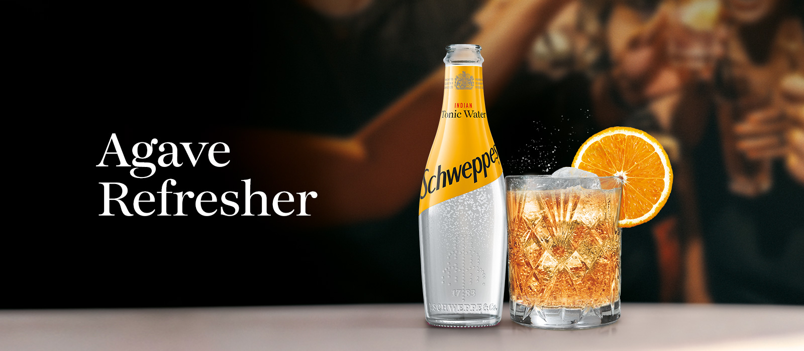 agave refresher schweppes recipe