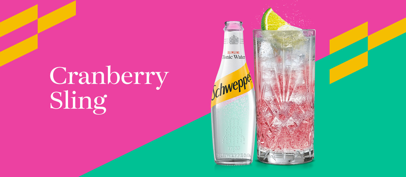schweppes cranberry sling recipe
