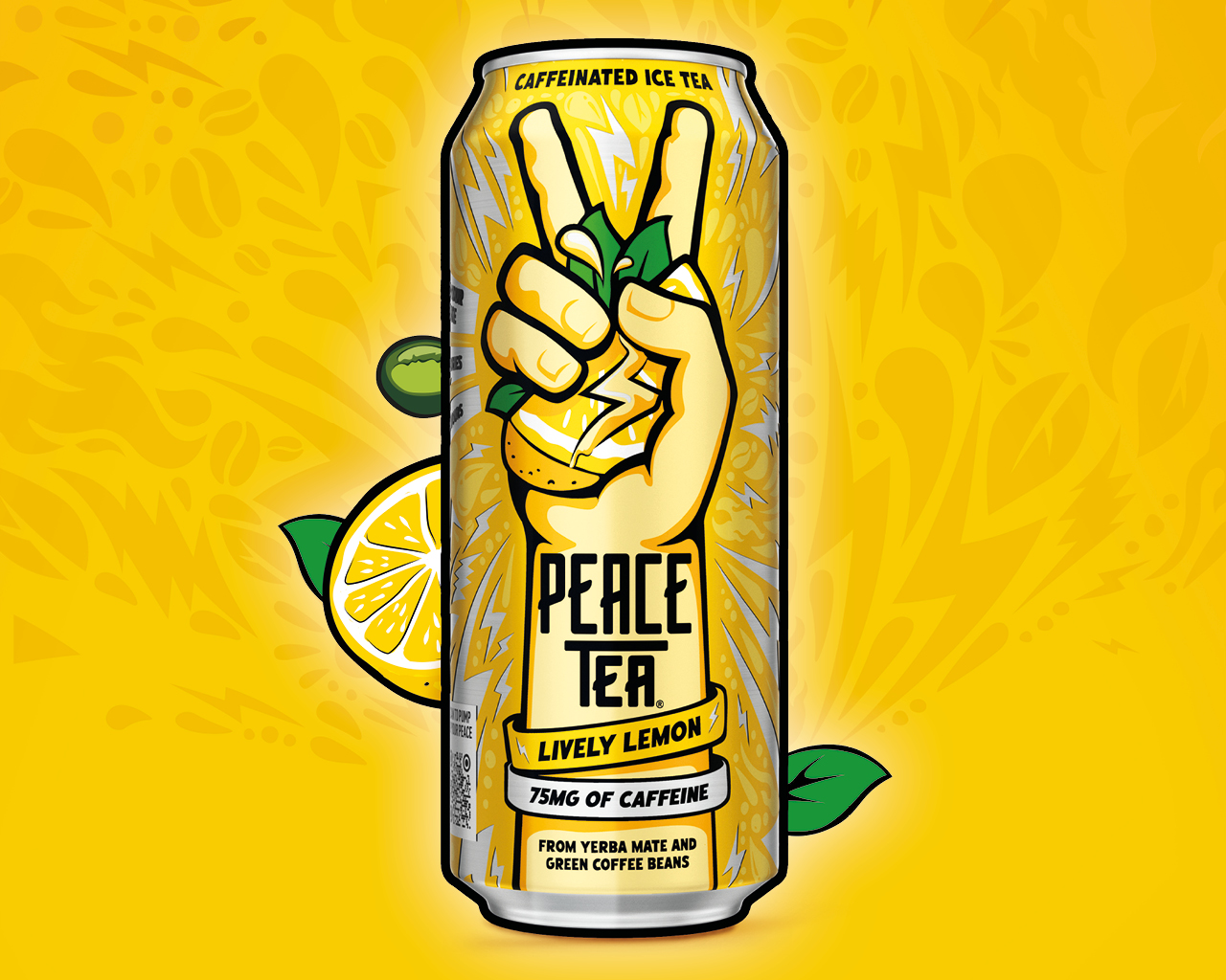 Canette de Peace Tea Lively Lemon