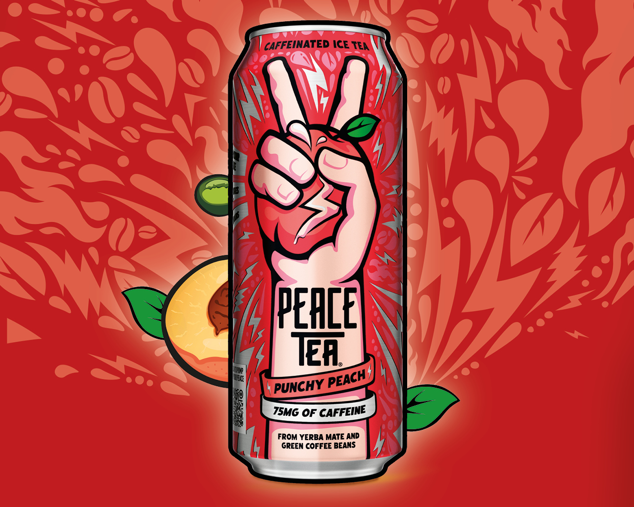 Canette de Peace Tea Punchy Peach