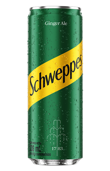 Lata de Schweppes Ginger Ale
