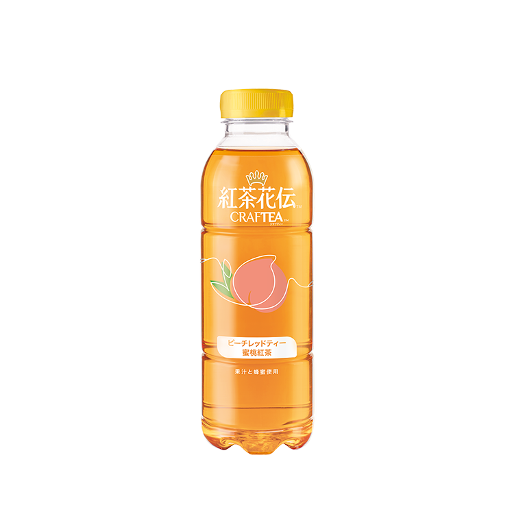 紅茶花伝Craftea 蜜桃茶飲料樽