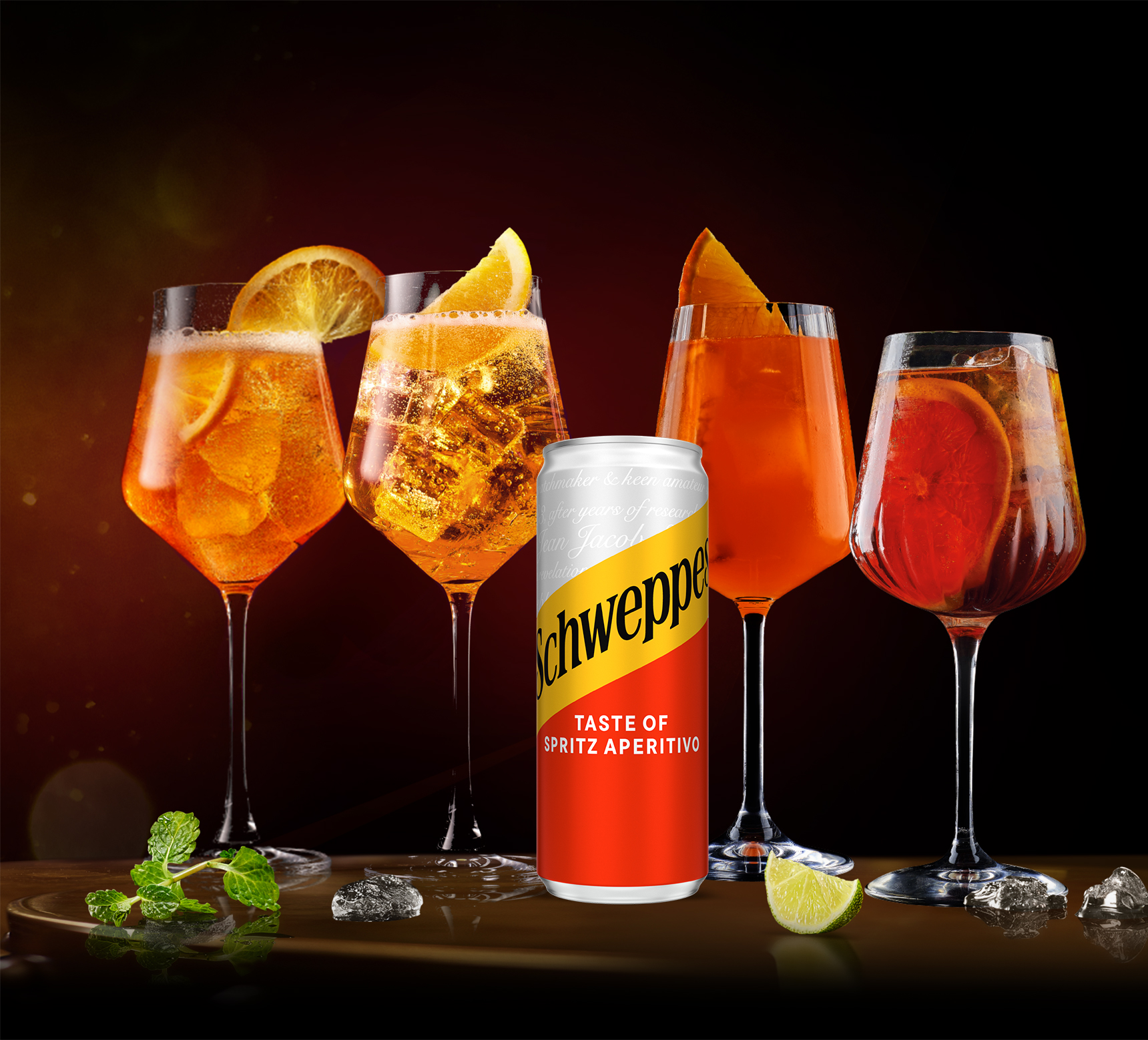 Cocktail-uri cu Schweppes Spritz Aperitivo