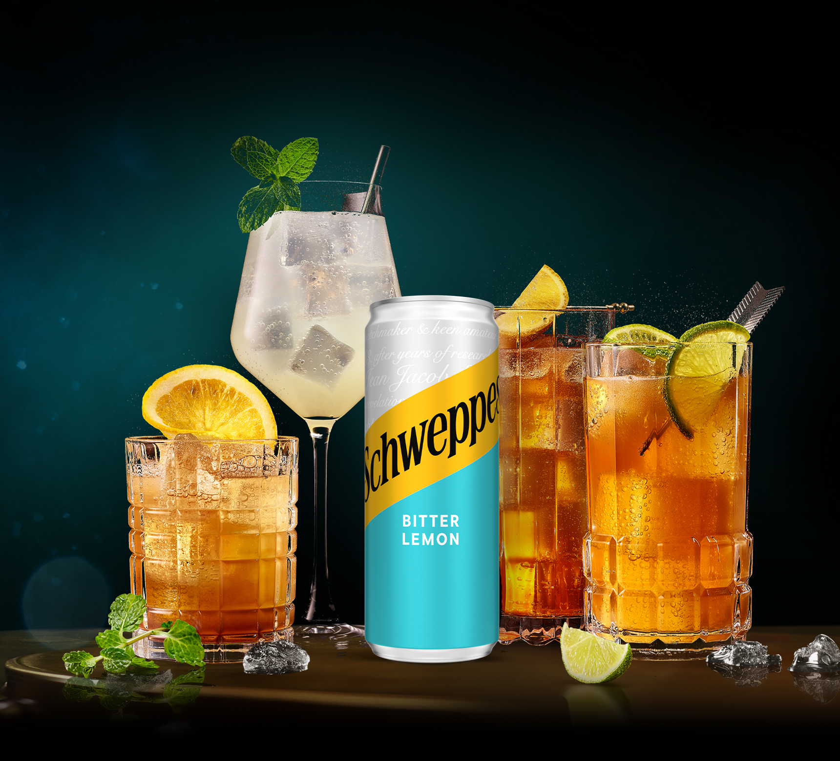Cocktail-uri cu Schweppes Pomegranate