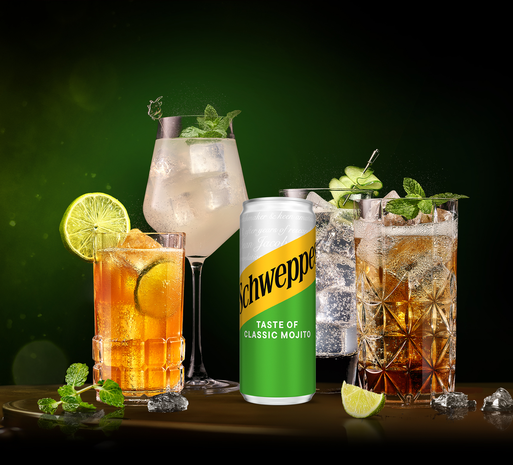 Cocktail-uri cu Schweppes Classic Mojito