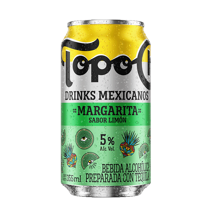 Topo Chico Drinks Mexicanos Margarita Limón.