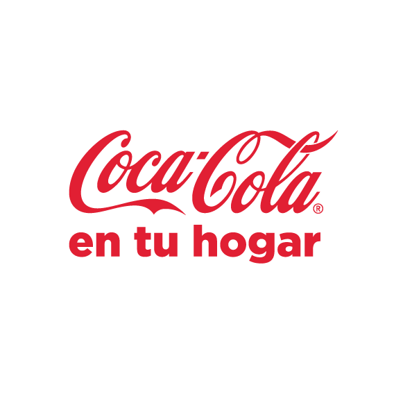 Logotipo de Coca Cola en tu hogar
