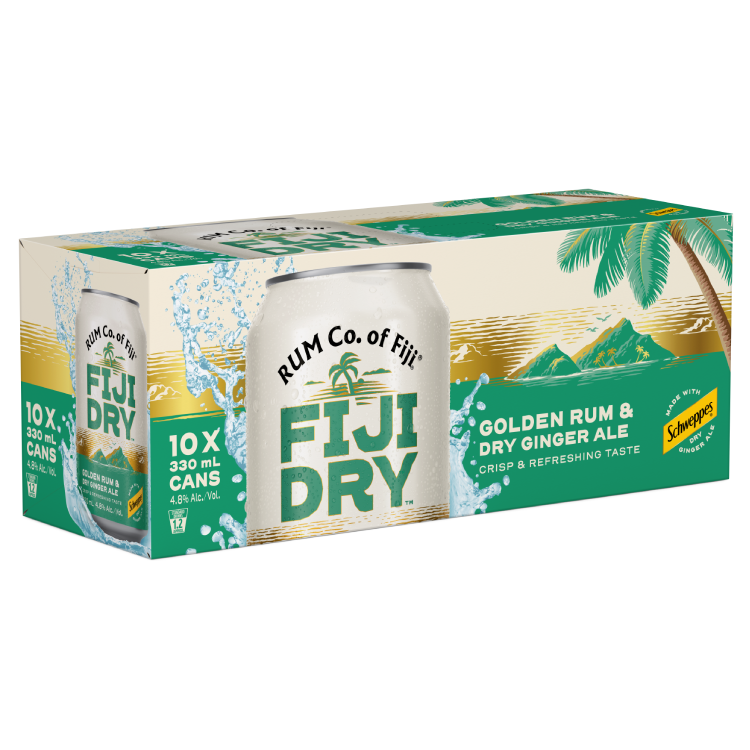 Fiji-dry ginger ale