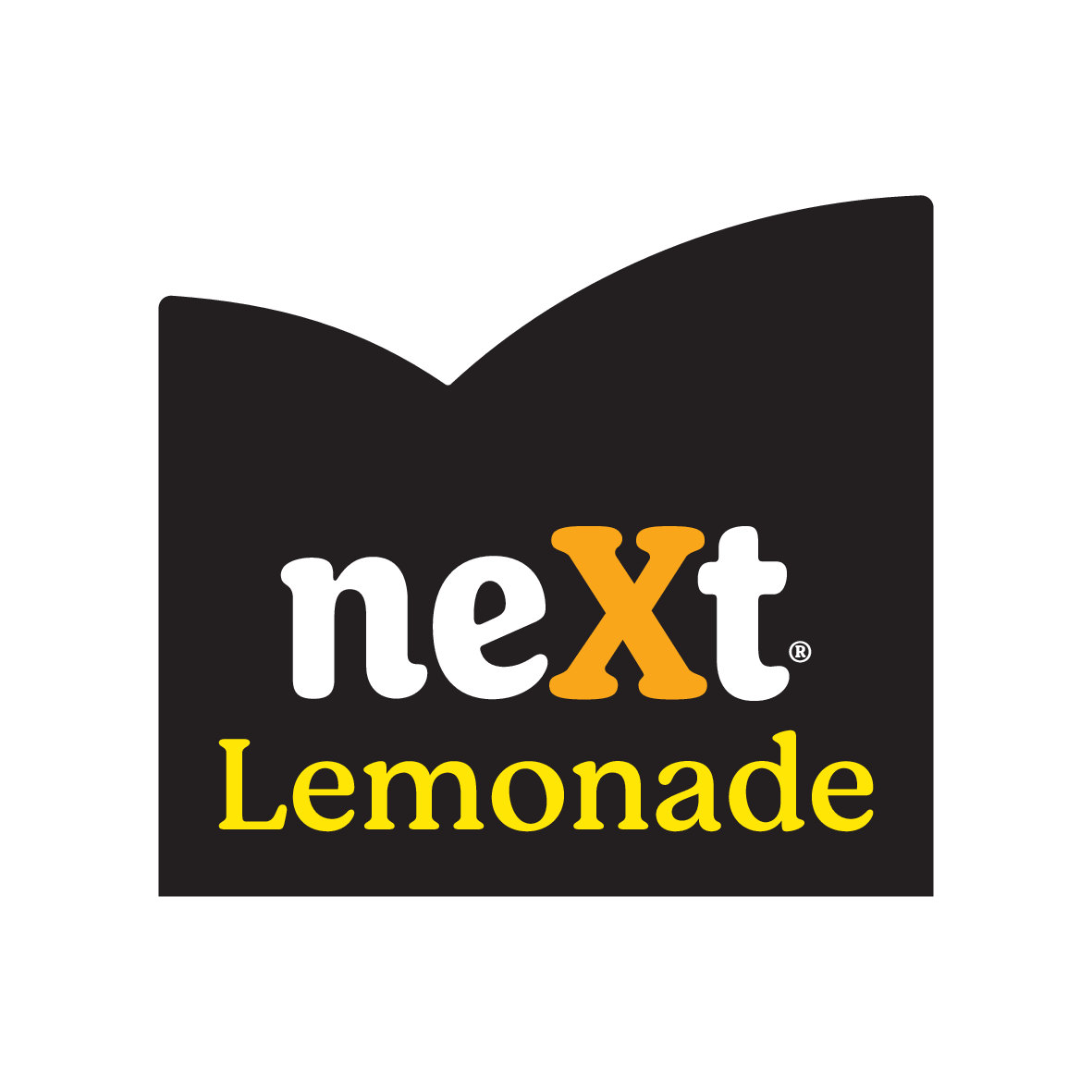 Next lemonade logo na beloj pozadini