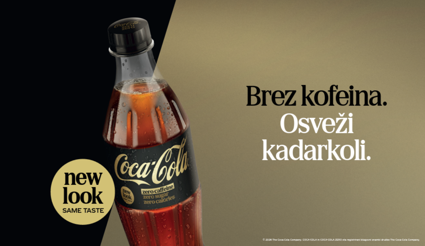 Brez kofeina. Osveži kadarkoli.