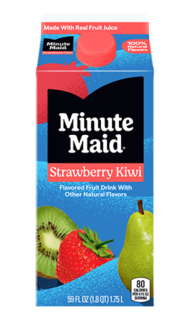 Minute Maid Strawberry Kiwi carton